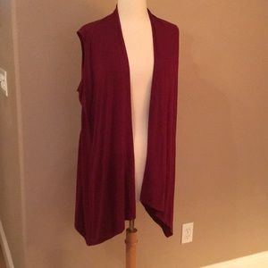 Tunic length vest light weight